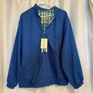Pendelton reversible blue/plaid zipper jacket size 2X NWT